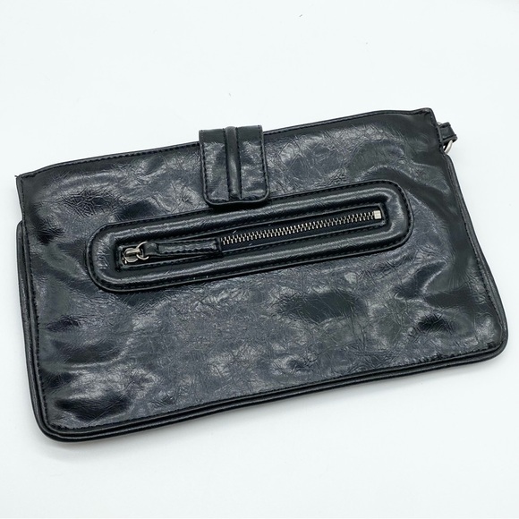 Guess Patent Leather Studded Wristlet - Picture 2 of 6